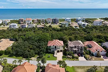 Drone View - Ocean Hamock Luxury Home by Stoughton and Duran